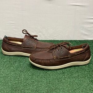 SAS Brown Boat Shoes men’s size 12 wide (OKPM-12-025)